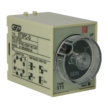 Реле времени 220V ST3PC-G (4-24h) Энергия - Электрика, НВА - Реле, автоматизация и управление - Реле времени - магазин электрооборудования amperomvolt.ru