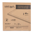 Панель ультратонкая светодиодная LightPhenomenON LT-UTP-02-IP40-40W-6500К 4E комплект с драйвером - Светильники - Для общественных зданий - магазин электрооборудования amperomvolt.ru